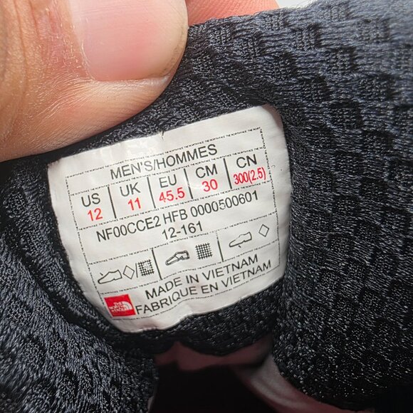The North Face Ultra Fastpack II GTX Mens Size 12 Black Red Athletic Shoes - Picture 6 of 13